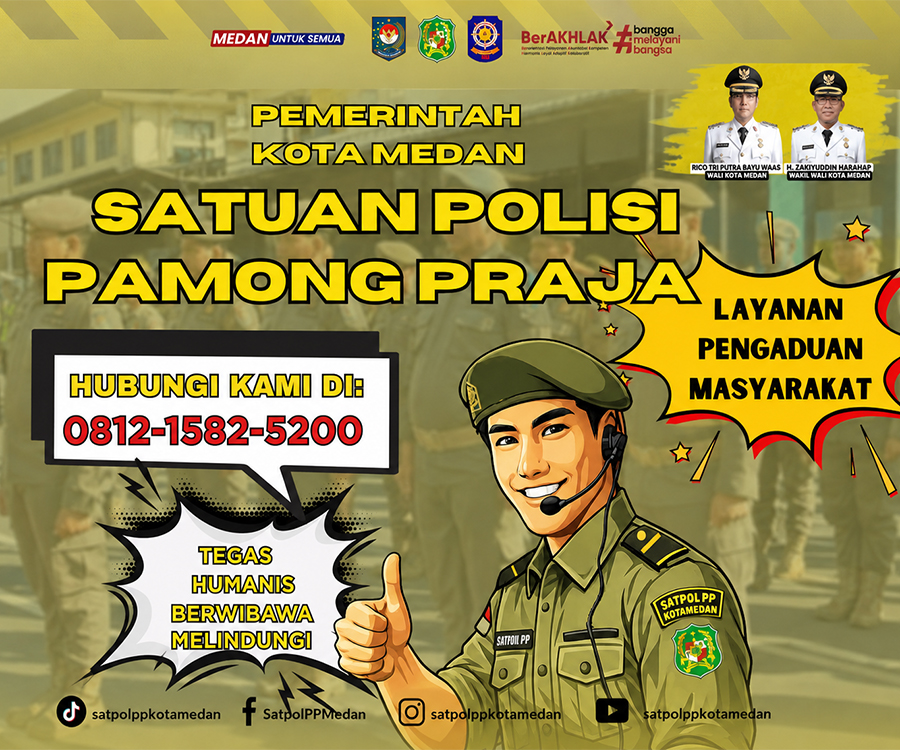 LAYANAN PENGADUAN SATPOL PP PEMKO MEDAN