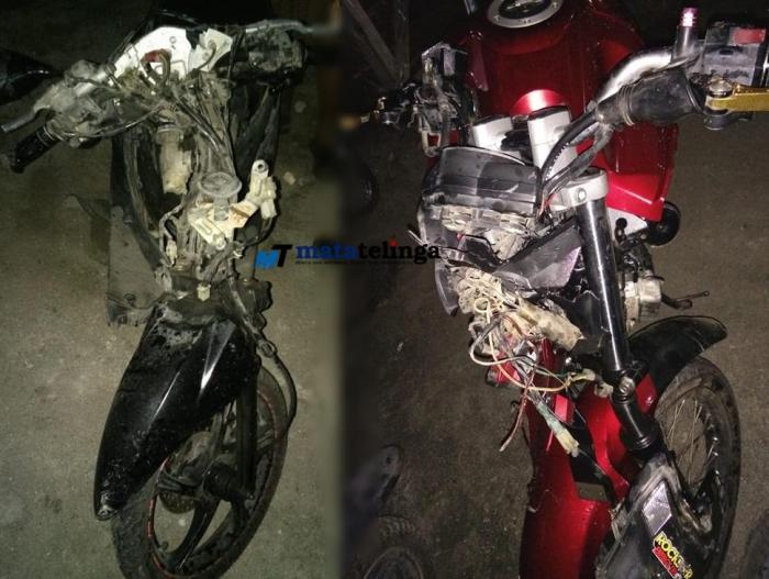 Yamaha Mio Kontra Vixon Di Kota Kisaran Satu Tewas
