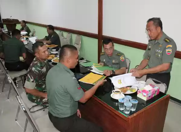 Kunjungan Tim Wasrik Itdam I/BB ke Rindam I/BB