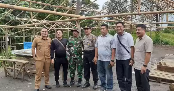 Muspika Sibolangit Bakar Lapak Judi Sibolangit