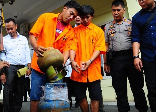 Tim Satgas BBM Ciduk 3 Pengoplos Gas Subsidi di Asahan