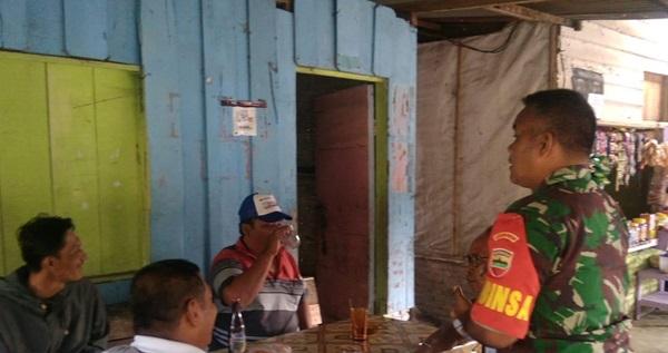 Rabu Bersinar, Koramil 03/SBL Bersemangat Suarakan Bahaya Narkoba
