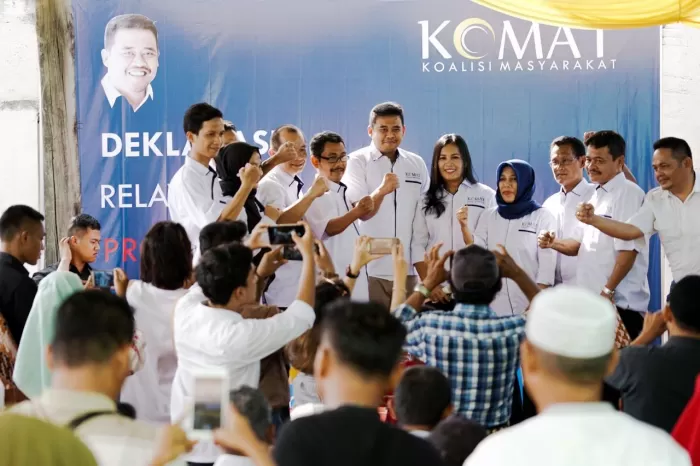 Komat Deklarasikan Diri Dukung Bobby Nasution Jadi Walikota Medan