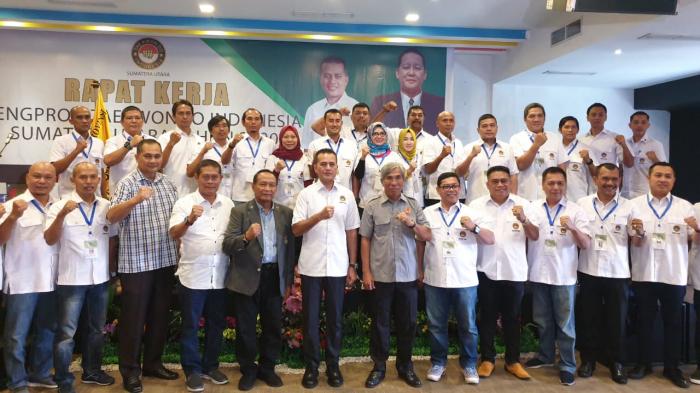 Ini Pesan Ijeck Saat Buka Raker Taekwondo Indonesia Sumatera Utara 