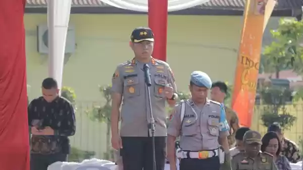 Kapolres Simalungun Pimpin Apel HUT ke 39 Satuan Pengamanan