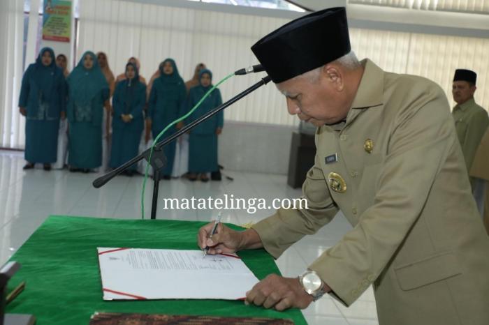 Bupati Asahan Sumpah Pejabat Yang Dilantik