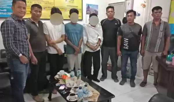 Tiga Spesialis Pembobol ATM Berpindah Pindah, di Serahkan ke Polsek Pula Raja