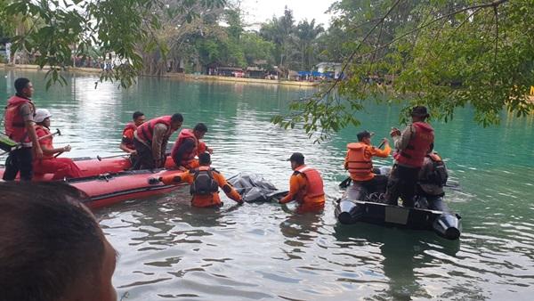 Sempat Kesulitan, Tim SAR Gabungan Temukan Jasad Pria yang Tenggelam di Danau Linting