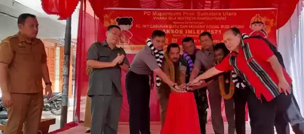 Kapolres Labuhanbatu Hadiri Peresmian Lampion Tahun Baru Imlek 2571