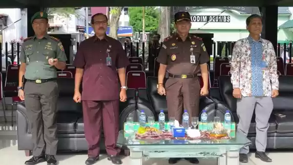 Dandim 0201/BS Hadiri Deklarasi WBK/WBBM  Kemenkumham Sumatra Utara.