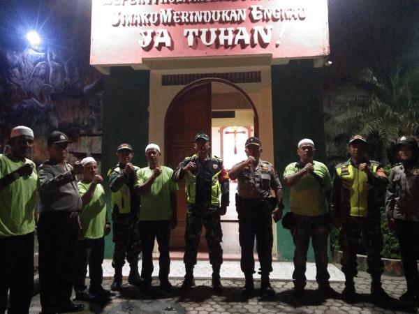 Polres Tanjung Balai Libatkan Pemuda Lintas Agama Amankan Ibadah Kebaktian di 5 Gereja Prioritas