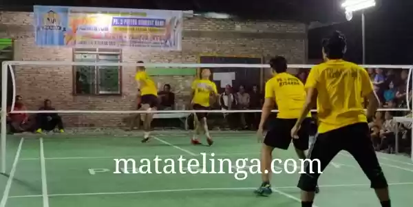 Relawan ST20 Gelar Turnamen Bulu Tangkis