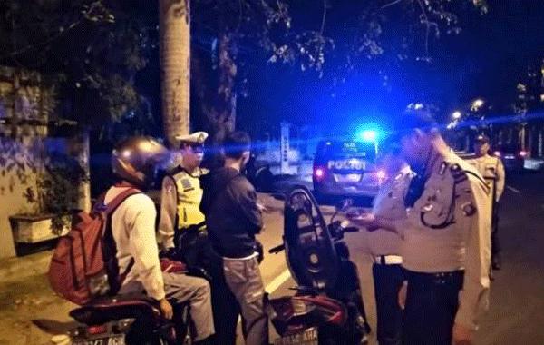 Menekan Tindak Pidana Jalanan, Polsek Helvetia Razia Hingga Dinihari