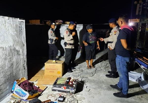 Tim Jibom Gegana Brimob Dikerahkan Periksa Sejumlah Pesta Kembang Api di Balikpapan