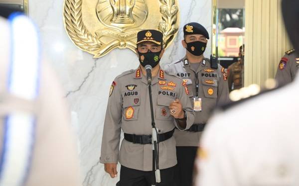 Secara Virtual, Kabaharkam Polri Pimpin Upacara Kenaikan Pangkat 390 Personel