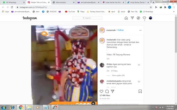 Viral Video Emak-emak di Tanjung Morawa Hancurkan Lokasi Judi