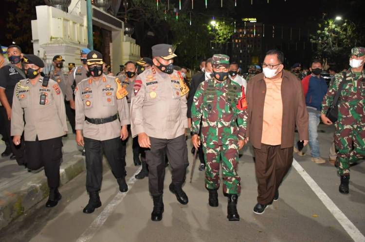 Pangdam I/BB dan FKPD Sumut Bersinergi Patroli Bersama Malam Pergantian Tahun
