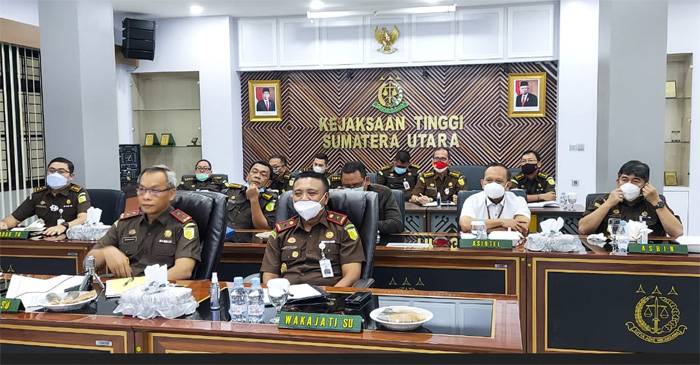 Kajati Sumut IBN Wiswantanu Pimpin Rapat Paripurna Awal Tahun 2021