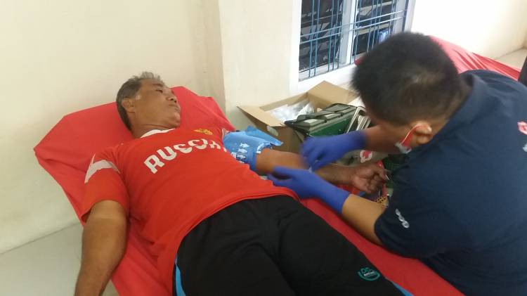 PMI Kota Medan Dapat Pasokan Darah dari FABB Belawan