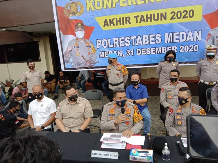 Sepanjang 2020, Kasus Penipuan Mendominasi di Polrestabes Medan