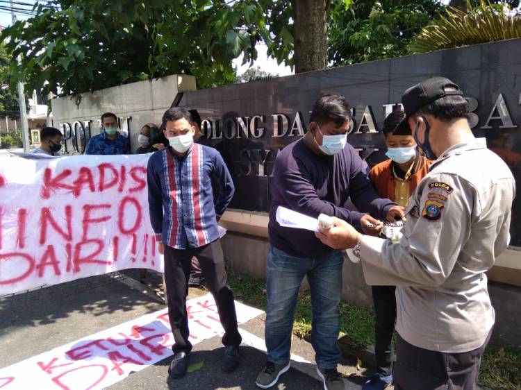Massa Garansi Geruduk Mapolda Sumut Tuntut Dugaan Korupsi CSR di Dairi