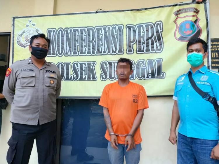 Berbekal hasil rekaman CCTV, Polsek Sunggal Ungkap Pencurian Kabel