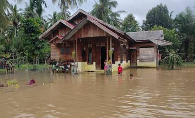 Awal Tahun, Sebelas Desa di Tiga Kecematan di Landa Banjir