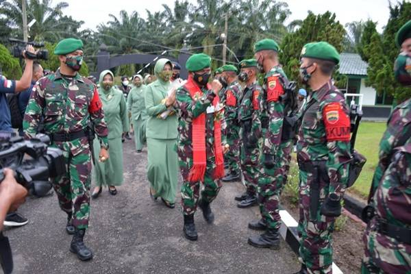 Pangdam I/BB Berangkatkan Satgas Pamtas Yonif 122/TS