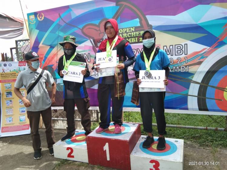 Open Archery Jambi 2021  Hari Ketiga  PERPANI Tebingtinggi Sudah Kantongi 12 Emas, 10 Perak 5 Perunggu