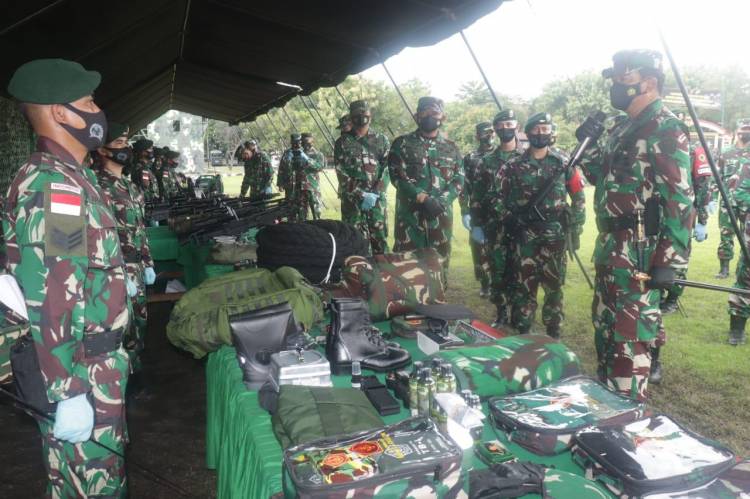 Panglima TNI Cek Kesiapan Yonif Para Raider 501/BY di Madiun