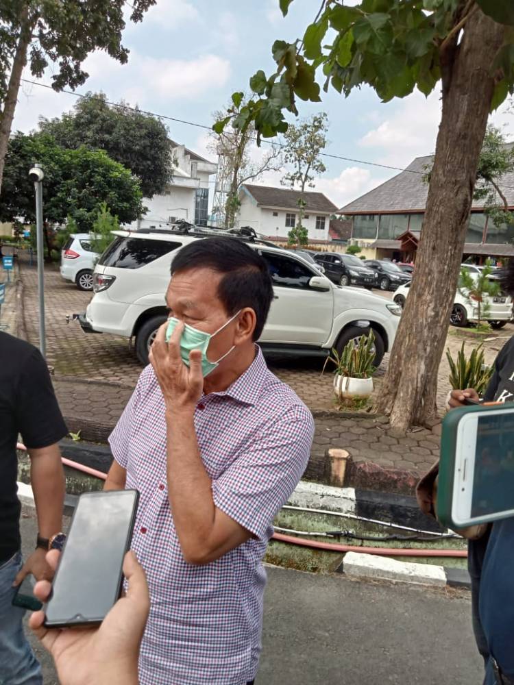 Jalani Pemeriksaan Kembali di Poldasu, Runtung Bungkam