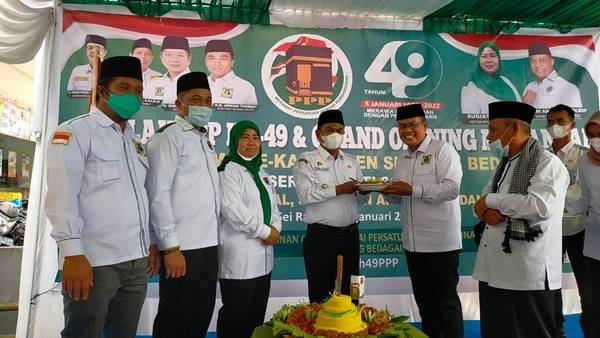 Harlah ke 49 dan Grand Opening Musancab, DPC PPP Sergai Gelar Berbagai Bakti Sosial