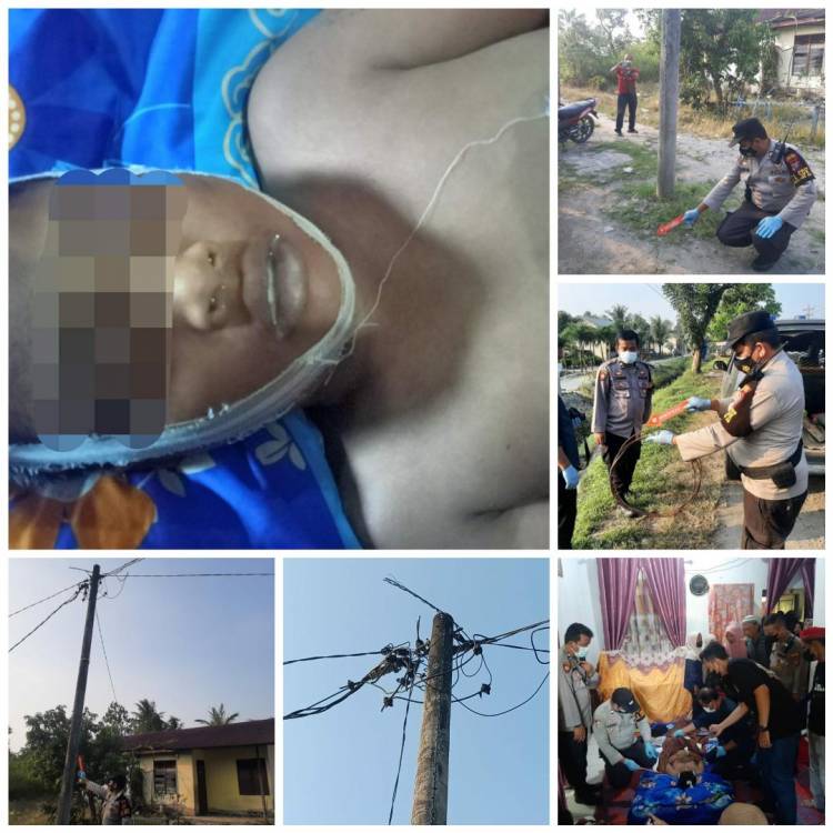 Tali Sling Penahan Tiang Listrik Makan Korban, Bocah 10 Tahun Tewas Kestrum