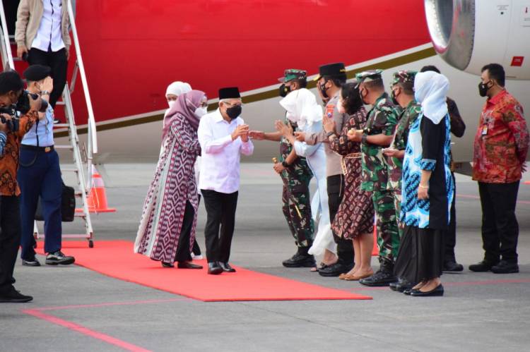 Forkopimda Jatim Dampingi Kunjungan Kerja Wapres RI di Madura