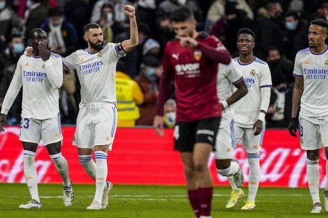 Real Madrid Hantam Valencia dengan Skor 4-1