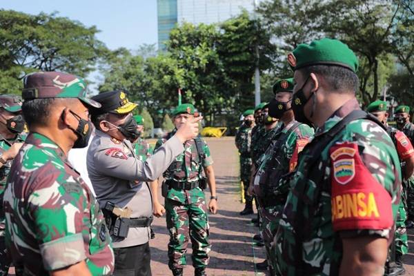 Kodam I/BB dan Polda Sumut Gelar Apel Siap Siaga