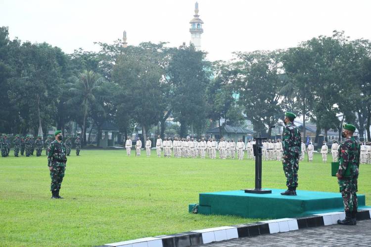 Asisten Perencanaan Kodam I/BB : Upacara Bendera Penting