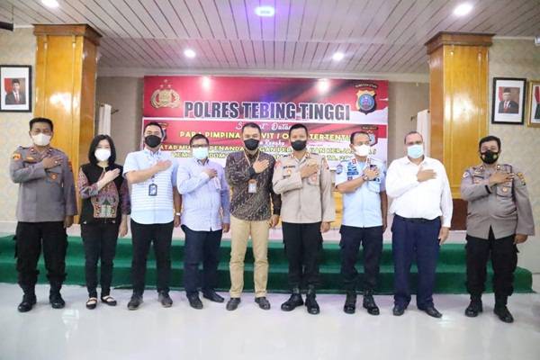 Kapolres Tebingtinggi MoU dengan Pimpinan Objek Vital