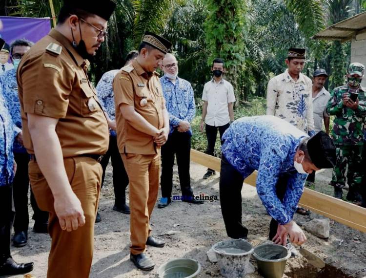 Pembangunan Kantor Sekretariat KOPYA Ditandai Dengan Perletakan Batu Pertama Oleh Wabup Asahan