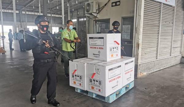 Ribuan Dosis Vaksin Moderna dan Coronavac Tiba di Sumut