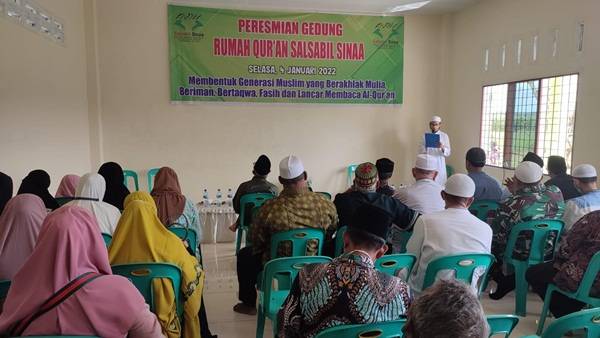 Diresmikan, Rumah Qur&rsquo;an &lsquo;Salsabil Sinaa&rsquo;, Ini Lokasinya