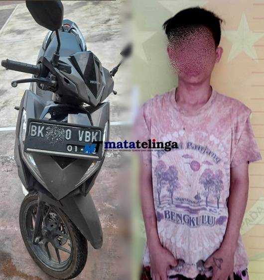 Modus Menolong Korban , Bawa Kabur Motor Korban Alhasil Dihajar Warga