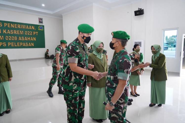 Kolonel Inf Parlindungan Hutagalung Pimpin Acara Korps Penerimaan, Penyerahan Jabatan dan Sertijab