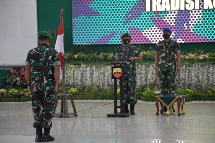 Pangdam I/BB Pimpin Sertijab Tiga Danyon Tanda Bukti Kaderisasi Komandan Satuan