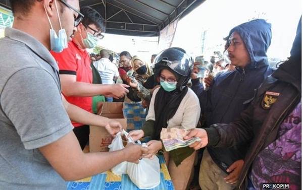 Pasar Murah Pemko Padangsidimpuan, Migor Jadi Primadona Emak-emak