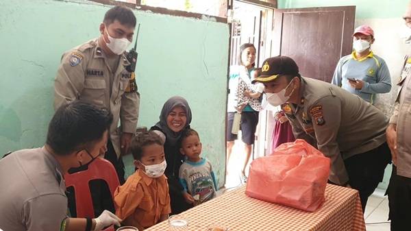 Polsek Percut Sei Tuan gelar Vaksinasi Anak usia 6-12 Tahun