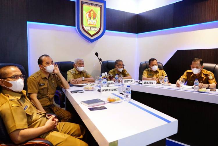 Mendagri Gelar Raker Pencegahan Tindak Pidana Korupsi Secara Virtual Diikuti Kepala Daerah Se - Indonesia