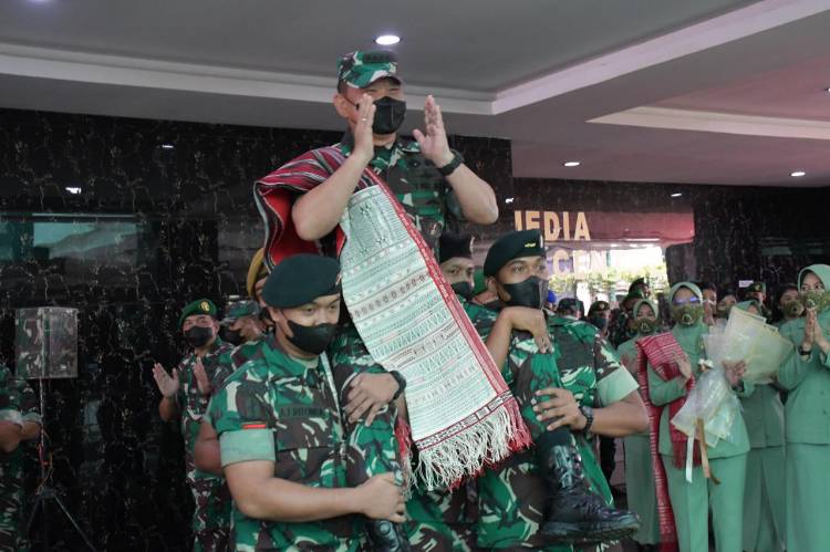 Awal Tahun 2022, Kasad Awali Kunker ke Kodam I/BB, ini Pembahasannya