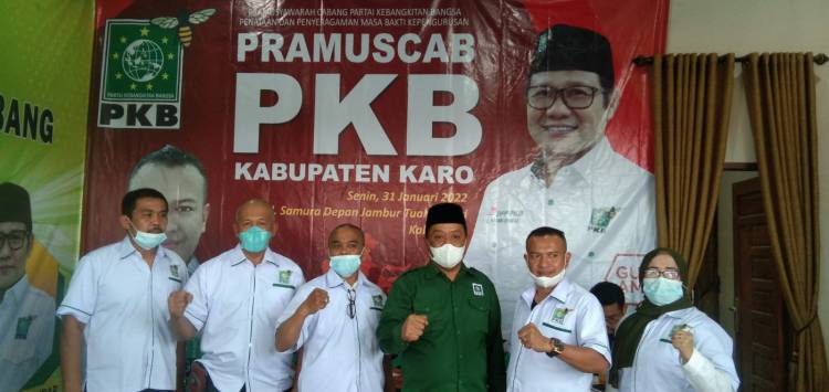 Pramuscab Usung Sastroy Bangun Jadi Ketua PKB Kabupaten Karo