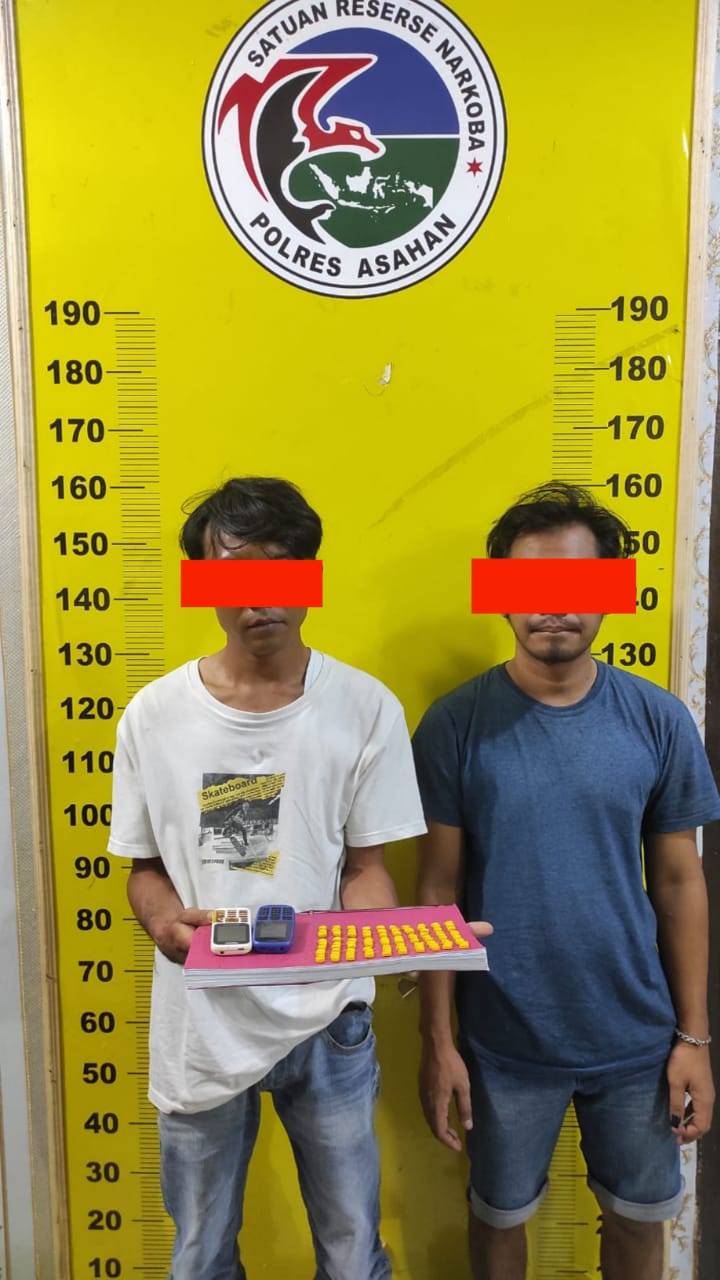 Pengedar 100 Butir Pil Ekstas Diamankan Polres Asahan